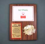 9 x12 plaque  for a 5 x 7 photo
